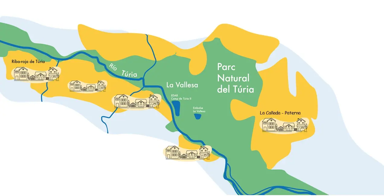 La Vallesa, al cor del Parc Natural del Túria